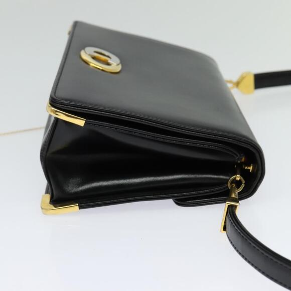 DIOR Shoulder Bag Leather Black Gold - Picture 5 of 14